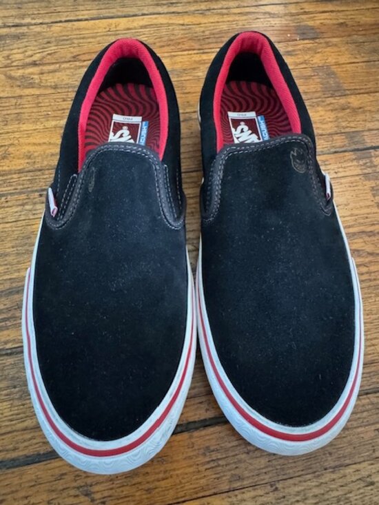 VANS X SPITFIRE Van Der Lind Ultracush Slip-On Pro Shoes Shoes Size 11 Like New main image 9